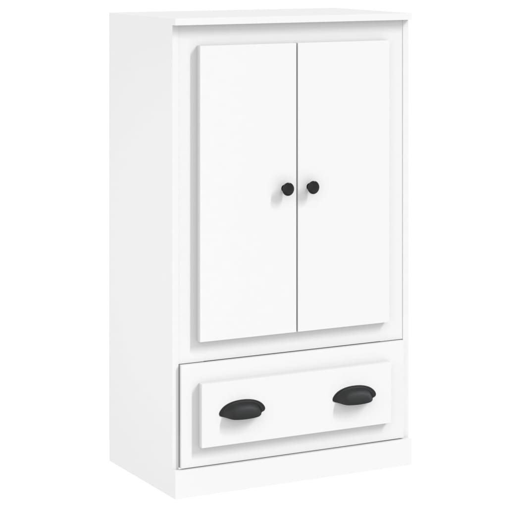 Skříň highboard bílá 60 x 35,5 x 103,5 kompozitní dřevo