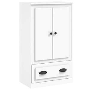 Skříň highboard bílá 60 x 35,5 x 103,5 kompozitní dřevo - obrázek 2