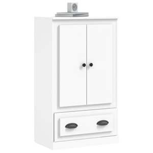 Skříň highboard bílá 60 x 35,5 x 103,5 kompozitní dřevo - obrázek 4