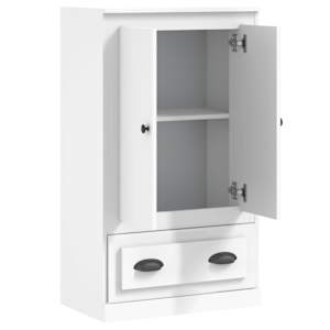 Skříň highboard bílá 60 x 35,5 x 103,5 kompozitní dřevo - obrázek 8
