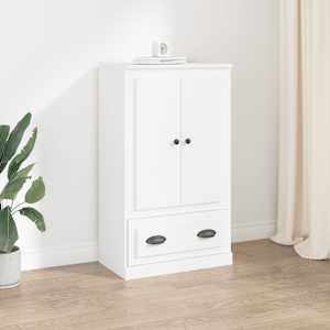 Skříň highboard bílá 60 x 35,5 x 103,5 kompozitní dřevo - obrázek 1