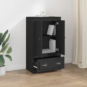 Skříň highboard černá 60 x 35,5 x 103,5 kompozitní dřevo - obrázek 3