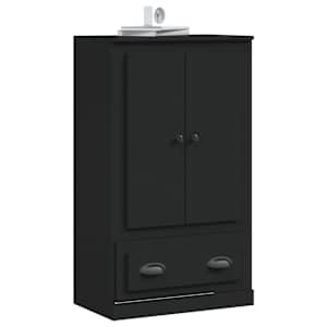 Skříň highboard černá 60 x 35,5 x 103,5 kompozitní dřevo - obrázek 4