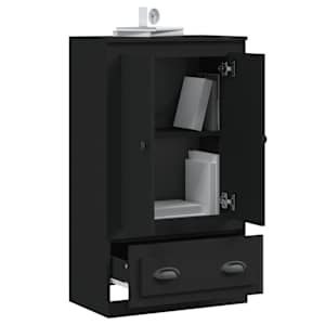 Skříň highboard černá 60 x 35,5 x 103,5 kompozitní dřevo - obrázek 5