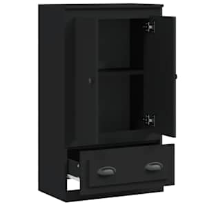 Skříň highboard černá 60 x 35,5 x 103,5 kompozitní dřevo - obrázek 8