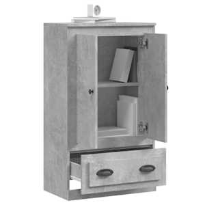 Skříň highboard betonově šedá 60x35,5x103,5 cm kompozitní dřevo - obrázek 5