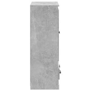 Skříň highboard betonově šedá 60x35,5x103,5 cm kompozitní dřevo - obrázek 7