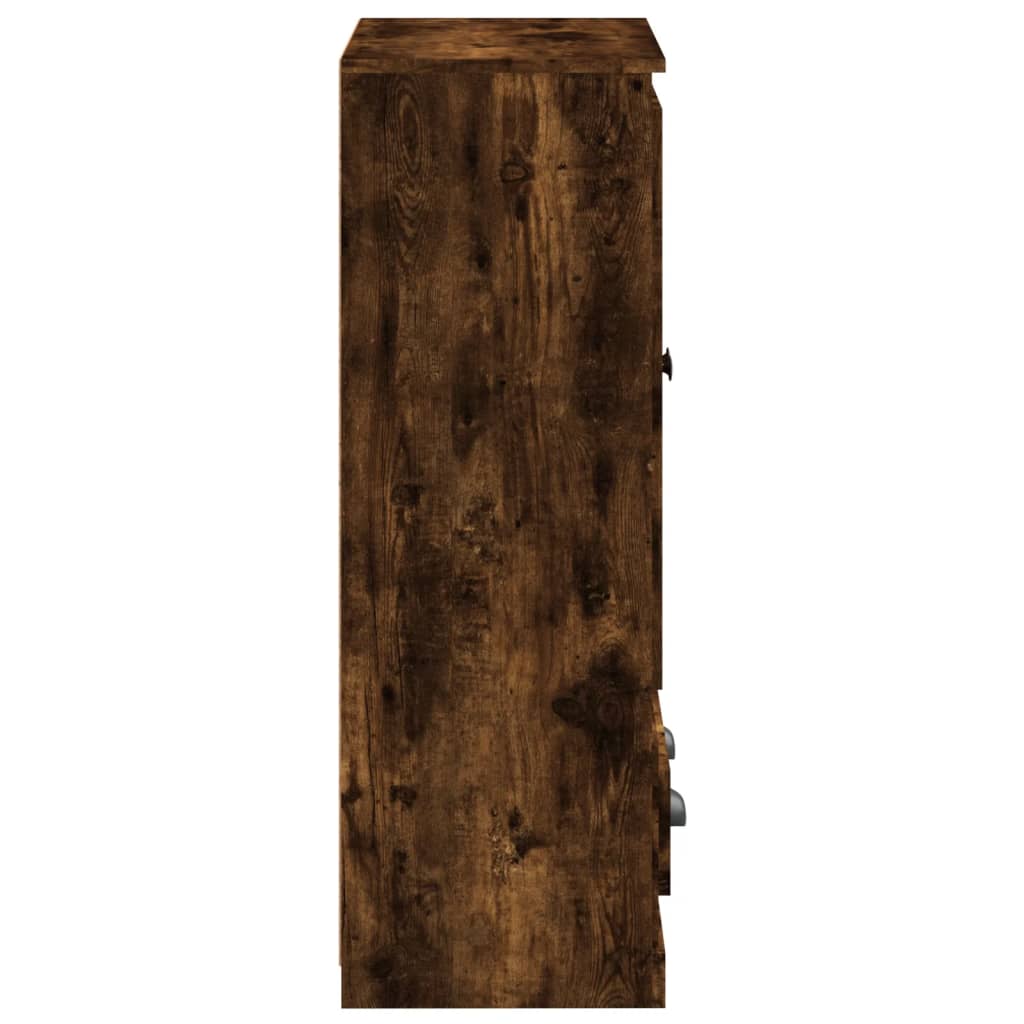 Skříň highboard kouřový dub 60 x 35,5 x 103,5 kompozitní dřevo