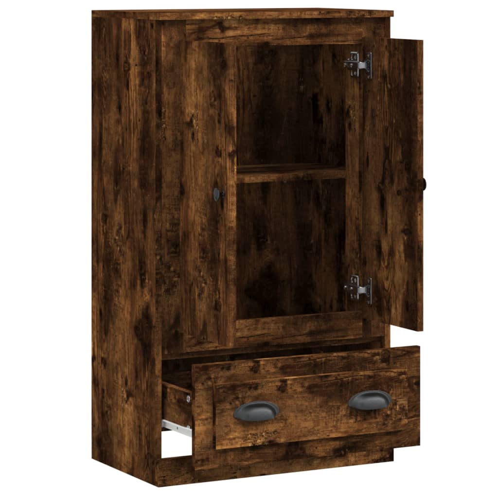 Skříň highboard kouřový dub 60 x 35,5 x 103,5 kompozitní dřevo