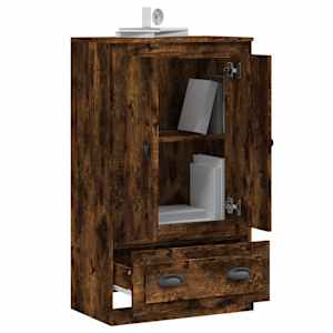 Skříň highboard kouřový dub 60 x 35,5 x 103,5 kompozitní dřevo - obrázek 5