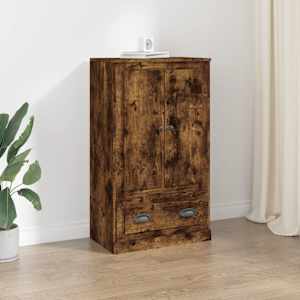 Skříň highboard kouřový dub 60 x 35,5 x 103,5 kompozitní dřevo - obrázek 1