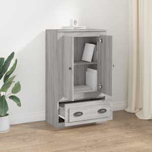 Skříň highboard šedá sonoma 60 x 35,5 x 103,5 kompozitní dřevo - obrázek 3