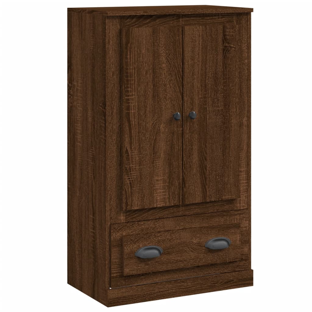 Skříň highboard hnědý dub 60 x 35,5 x 103,5 kompozitní dřevo