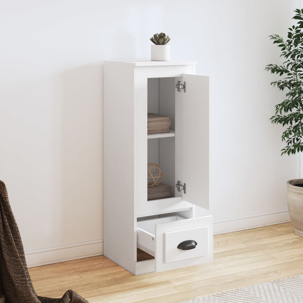 Thumbnail - vidaXL Highboard Weiß 36x35,5x103,5 cm Holzwerkstoff