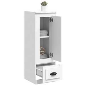 Skříň highboard bílá 36 x 35,5 x 103,5 kompozitní dřevo - obrázek 4