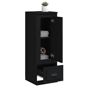 Skříň highboard černá 36 x 35,5 x 103,5 kompozitní dřevo - obrázek 4