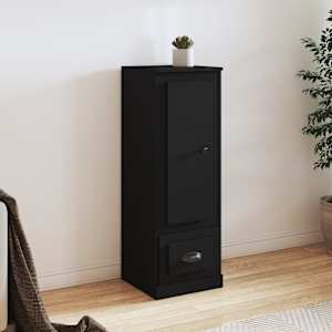 Skříň highboard černá 36 x 35,5 x 103,5 kompozitní dřevo - obrázek 1