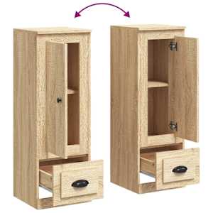 Skříň highboard dub sonoma 36 x 35,5 x 103,5 kompozitní dřevo - obrázek 8