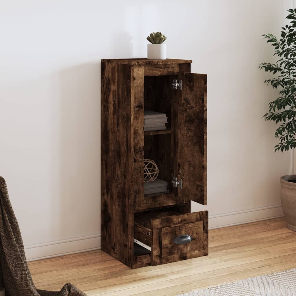 Thumbnail - vidaXL Highboard Räuchereiche 36x35,5x103,5 cm Holzwerkstoff
