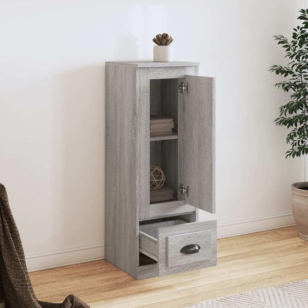 Thumbnail - vidaXL Highboard Grau Sonoma 36x35,5x103,5 cm Holzwerkstoff