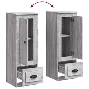 Skříň highboard šedá sonoma 36 x 35,5 x 103,5 kompozitní dřevo - obrázek 8
