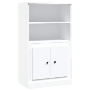 Skříň highboard bílá 60 x 35,5 x 103,5 kompozitní dřevo - obrázek 2
