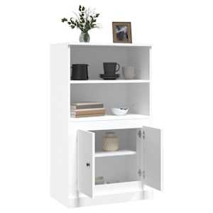 Skříň highboard bílá 60 x 35,5 x 103,5 kompozitní dřevo - obrázek 5