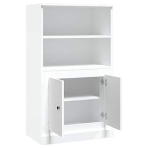 Skříň highboard bílá 60 x 35,5 x 103,5 kompozitní dřevo - obrázek 8