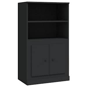 Skříň highboard černá 60 x 35,5 x 103,5 kompozitní dřevo - obrázek 2