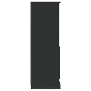 Skříň highboard černá 60 x 35,5 x 103,5 kompozitní dřevo - obrázek 7