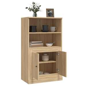 Skříň highboard dub sonoma 60 x 35,5 x 103,5 kompozitní dřevo - obrázek 5