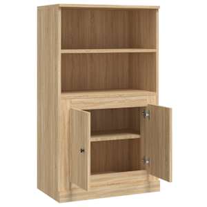 Skříň highboard dub sonoma 60 x 35,5 x 103,5 kompozitní dřevo - obrázek 8
