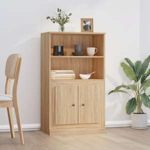 Skříň highboard dub sonoma 60 x 35,5 x 103,5 kompozitní dřevo - obrázek 1
