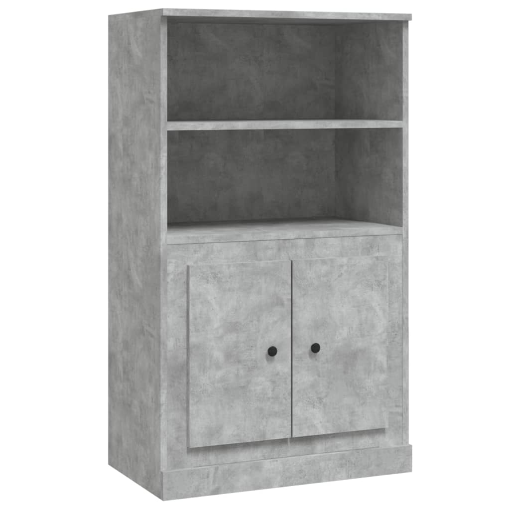 vidaXL Skříň highboard betonově šedá 60x35,5x103,5 cm kompozitní dřevo