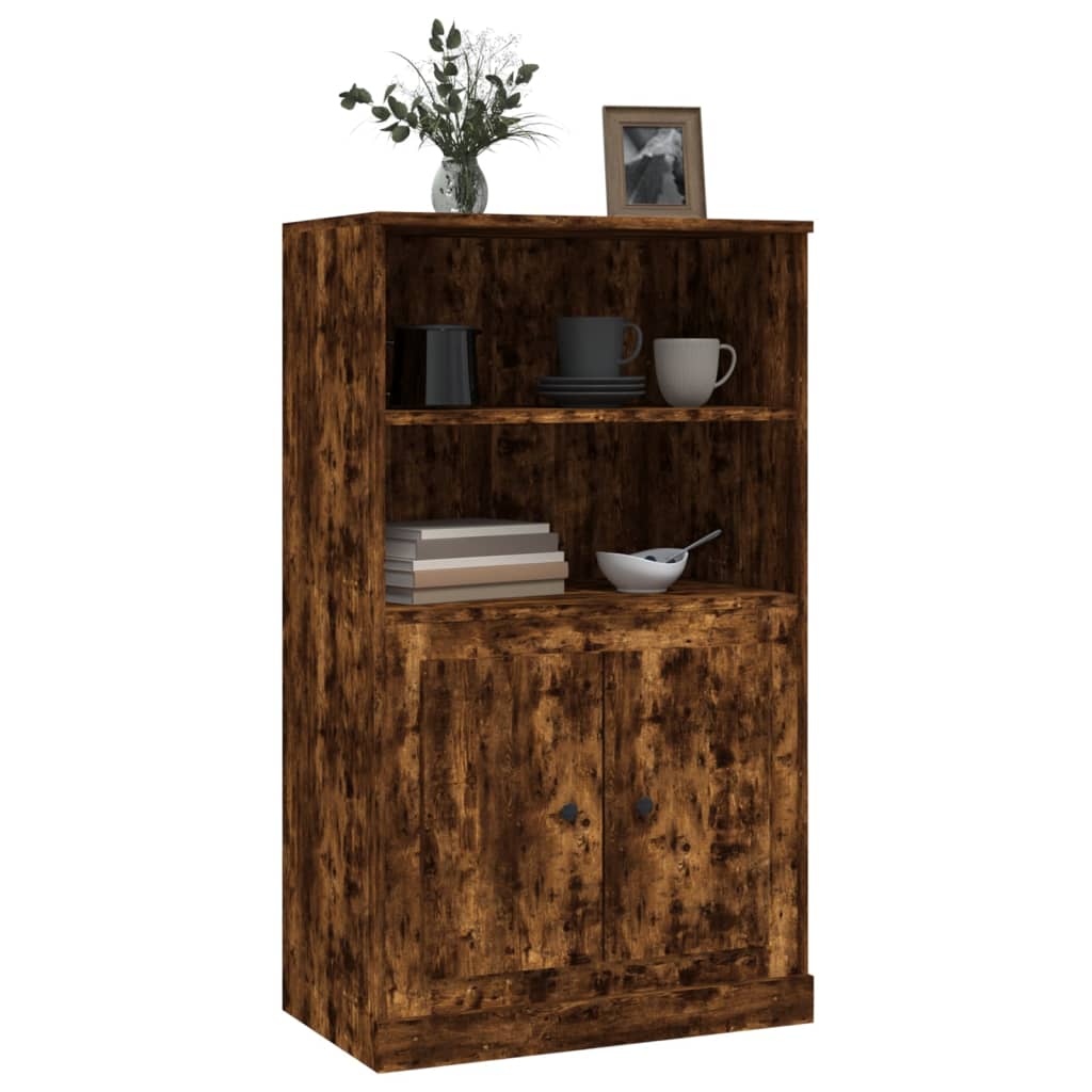 Skříň highboard kouřový dub 60 x 35,5 x 103,5 kompozitní dřevo