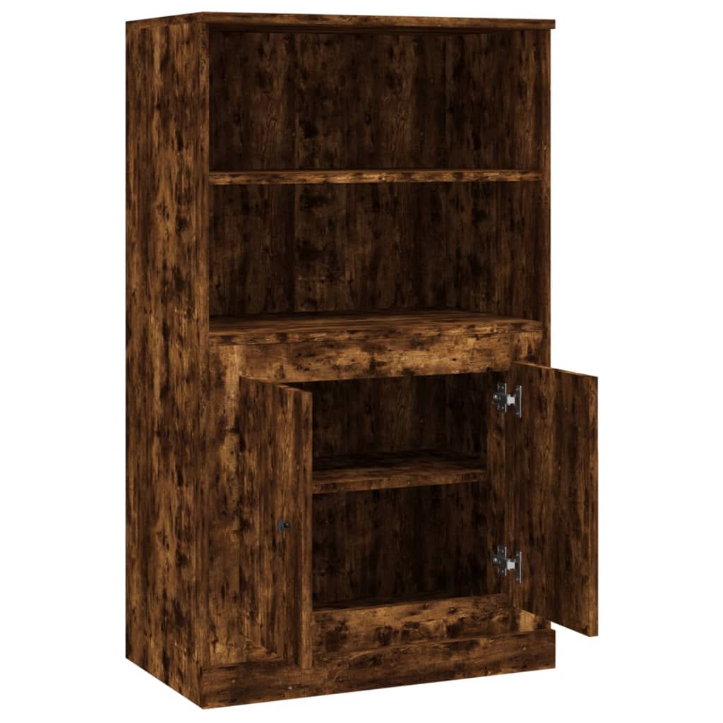 Skříň highboard kouřový dub 60 x 35,5 x 103,5 kompozitní dřevo