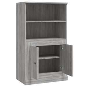 Skříň highboard šedá sonoma 60 x 35,5 x 103,5 kompozitní dřevo - obrázek 8