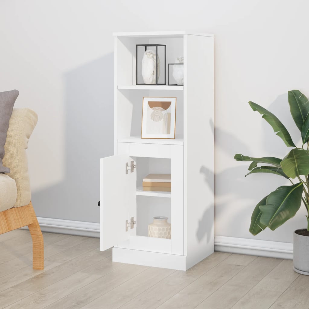Thumbnail - vidaXL Highboard Weiß 36x35,5x103,5 cm Holzwerkstoff