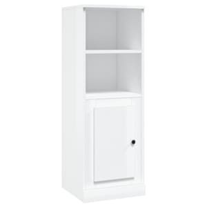 Skříň highboard lesklá bílá 36 x 35,5 x 103,5 kompozitní dřevo - obrázek 2