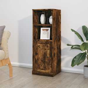 Skříň highboard kouřový dub 36 x 35,5 x 103,5 kompozitní dřevo - obrázek 1