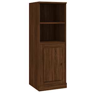 Skříň highboard hnědý dub 36 x 35,5 x 103,5 kompozitní dřevo - obrázek 2