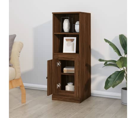 vidaXL Buffet haut ch&ecirc;ne marron 36x35,5x103,5 cm bois d'ing&eacute;nierie