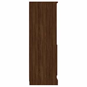 Skříň highboard hnědý dub 36 x 35,5 x 103,5 kompozitní dřevo - obrázek 7
