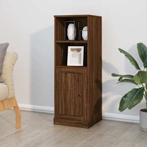 Skříň highboard hnědý dub 36 x 35,5 x 103,5 kompozitní dřevo - obrázek 1