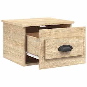 Nástěnné noční stolky 2 ks dub sonoma 41,5 x 36 x 28 cm - obrázek 6