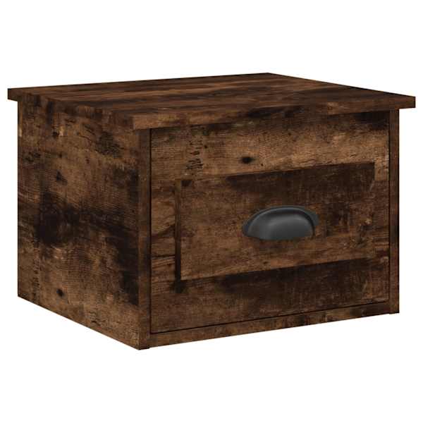 vidaXL seinale kinnitatav &ouml;&ouml;kapp, suitsutatud tamm, 41,5 x 36 x 28 cm