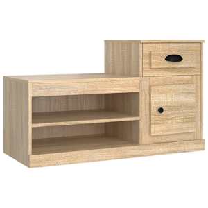 vidaXL kingakapp, Sonoma tamm, 100x42x60 cm, tehispuit