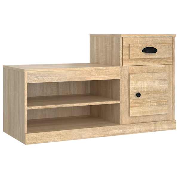 vidaXL kingakapp, Sonoma tamm, 100x42x60 cm, tehispuit