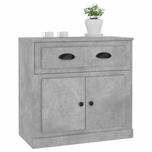Příborník betonově šedý 70 x 35,5 x 67,5 cm kompozitní dřevo - obrázek 4