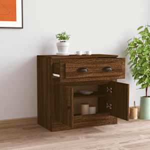 vidaXL Sideboard Braun Eichen-Optik 70x35,5x67,5 cm Holzwerkstoff